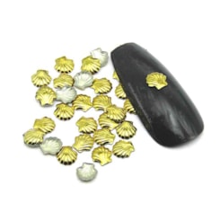 Tachinha Concha 4,5mm 100 Peças - Tachinha Concha 4,5mm 100 Peças -