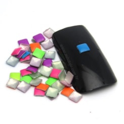 Tachinhas Quadrada 3mm 200 Peças - Tachinhas Quadrada 3mm 200 Peças -