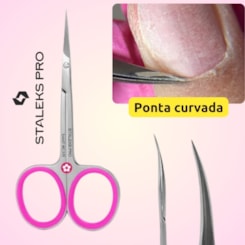 Tesoura Para Cutícula Staleks Smart 40/3 Tesoura Para Cutícula Staleks Smart 40/3