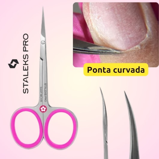 Tesoura Para Cutícula Staleks Smart 40/3 para unhas