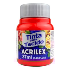 Tinta Acrilex Para Tecidos 37ml - Vermelho Tinta Acrilex Para Tecidos 37ml - Vermelho
