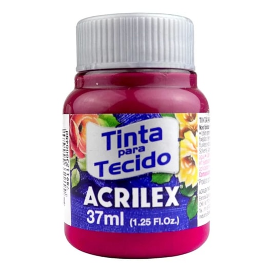 Tinta Acrilex para Tecidos 37ml - Violeta para unhas