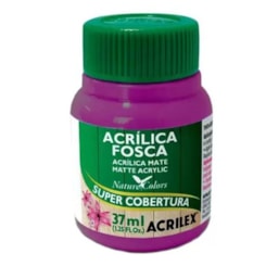 Tinta Acrílica Fosca Acrilex 37ml Cor: Magenta 549 Tinta Acrílica Fosca Acrilex 37ml Cor: Magenta 549