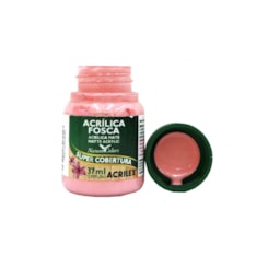 Tinta Acrílica Fosca Acrilex 37ml Cor: Rosa 537 Tinta Acrílica Fosca Acrilex 37ml Cor: Rosa 537