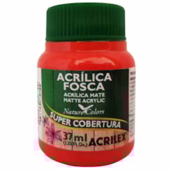 Tinta Acrílica Fosca Acrilex 37ml Cor: Vermelho Vivo 541 Tinta Acrílica Fosca Acrilex 37ml Cor: Vermelho Vivo 541