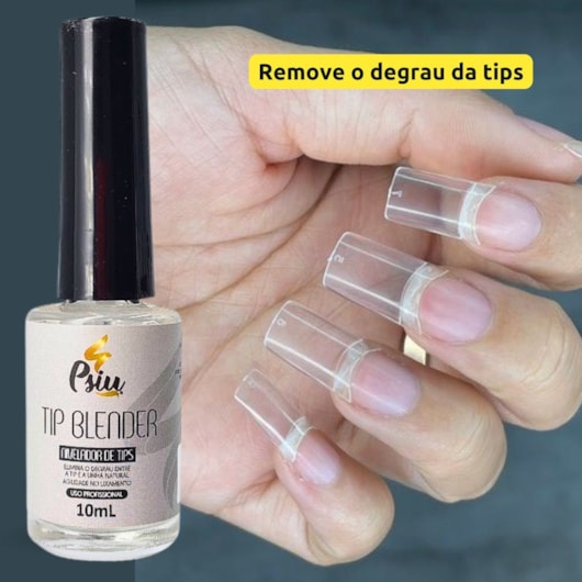 Tip Blender Psiu Ação niveladora de tips 10ml para unhas