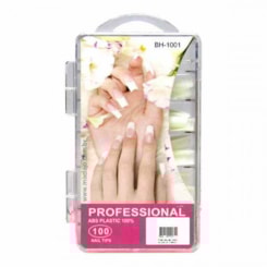 Tips Natural Quadrada 100un Tips Natural Quadrada 100un