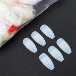 Tips para unhas côncavas modelo Bailarina 500un