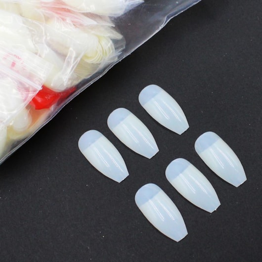 Tips para unhas côncavas modelo Bailarina 500un para unhas