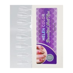 Tips Soft Gel Helen Color Almond 300un Tips Soft Gel Helen Color Almond 300un