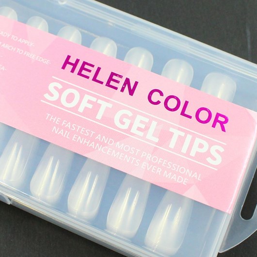Tips Soft Gel Helen Color Bailarina 240un Base Fosca - Imagem principal - 56030056-05b5-4036-8aef-a9c666adc32a