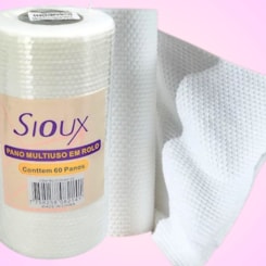 Toalha Reutilizável para Manicures 21 x 20 Branca Sioux 60un
