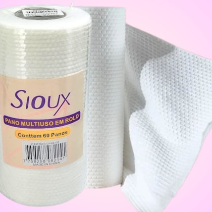 Toalha Reutilizável para Manicures 21 x 20 Branca Sioux 60un