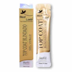 Top coat Blindado Real Love Refil 10ml Top coat Blindado Real Love Refil 10ml
