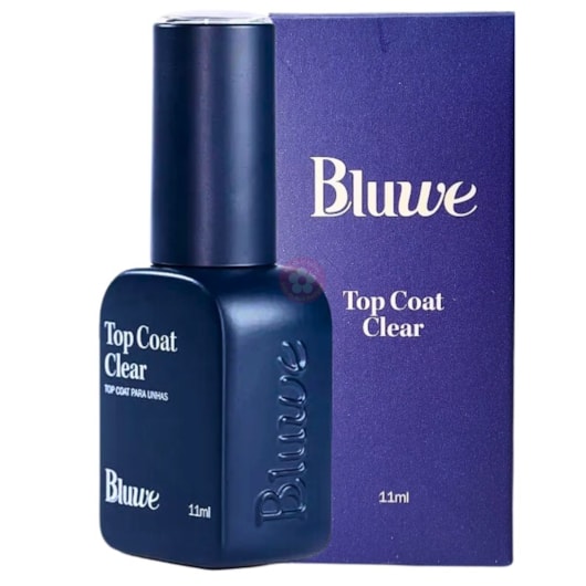 Top Coat Bluwe Clear 11ml para unhas