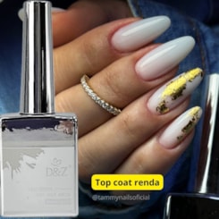 Top Coat Branco Renda D&Z Color 18ml Top Coat Branco Renda D&Z Color 18ml