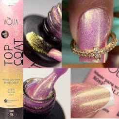 Top coat com glitter Volia Linha Efeitos Refil 9g Top coat com glitter Volia Linha Efeitos Refil 9g