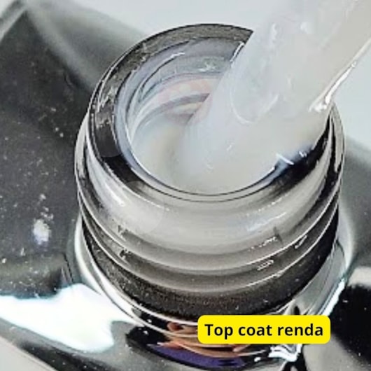 Top Coat D&Z Color Branco Renda 18ml para unhas