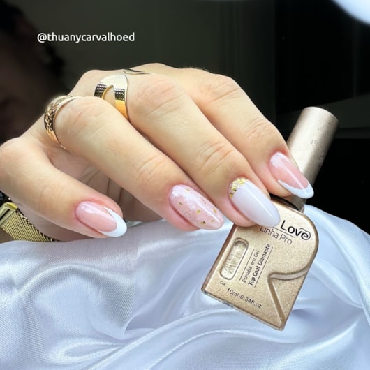 Top coat Diamante Linha Pro Real Love 10ml diamond para unhas