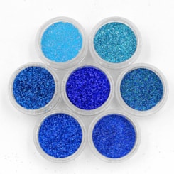 Torre De Glitter Degrade Azul Torre De Glitter Degrade Azul