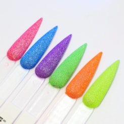 Torre de Glitter Refletivo Linha Glow Neon Mix da Jo 6g Torre de Glitter Refletivo Linha Glow Neon Mix da Jo 6g