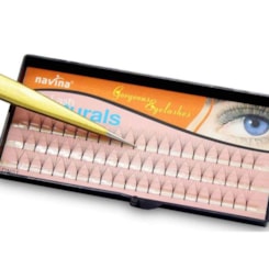 Tufos De Cilios Navina 6 Fios Curvatura Tamanho: 10mm Tufos De Cilios Navina 6 Fios Curvatura Tamanho: 10mm
