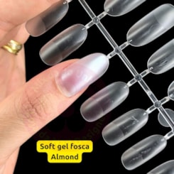 Unha Soft Gel Almond Sioux 240un 5619 Unha Soft Gel Almond Sioux 240un 5619