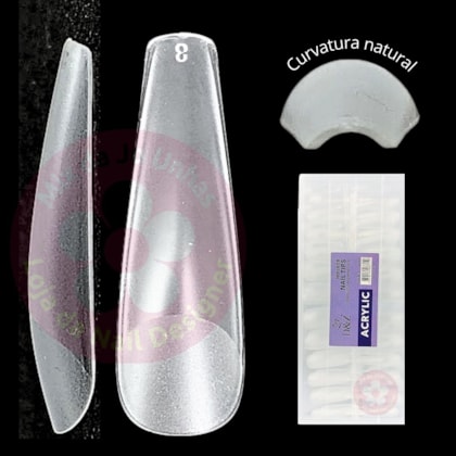 Unha Soft Gel D&Z Acrilica fosca Bailarina 240pcs 8614
