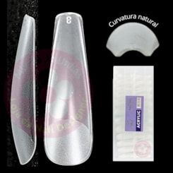 Unha Soft Gel D&Z Acrilica fosca Bailarina 240pcs 8614 Unha Soft Gel D&Z Acrilica fosca Bailarina 240pcs 8614