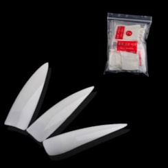 Unhas Postiças Stiletto Extra Longa Natural 500 Un Unhas Postiças Stiletto Extra Longa Natural 500 Un