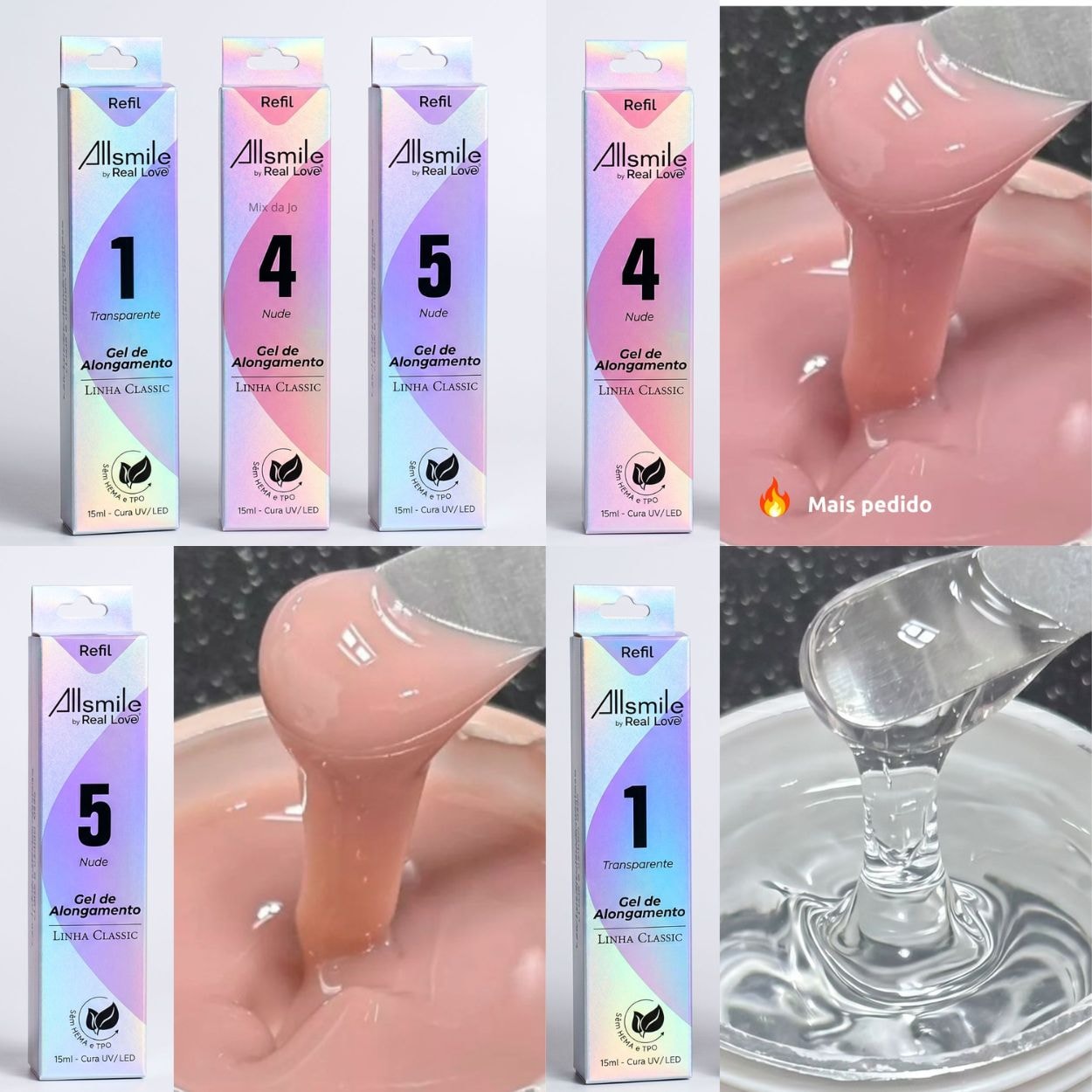 Gel real love sem Hema e sem TPO